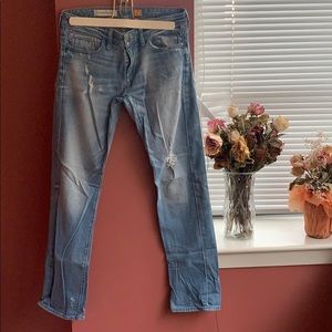 Pilcro and Letterpress HYPHEN Destroyed Jeans